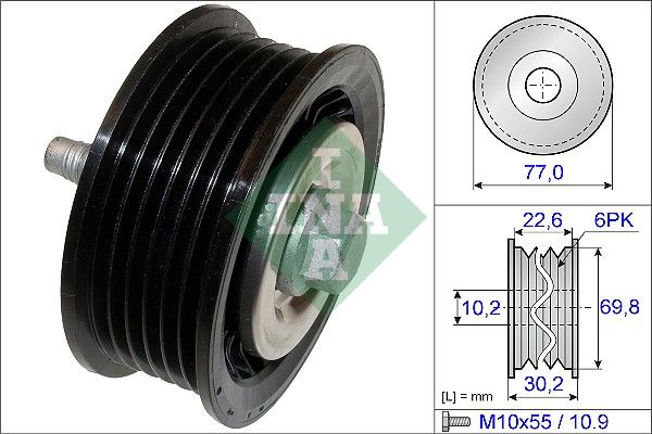 WILMINK GROUP Ohjainrulla, moniurahihna WG1253141